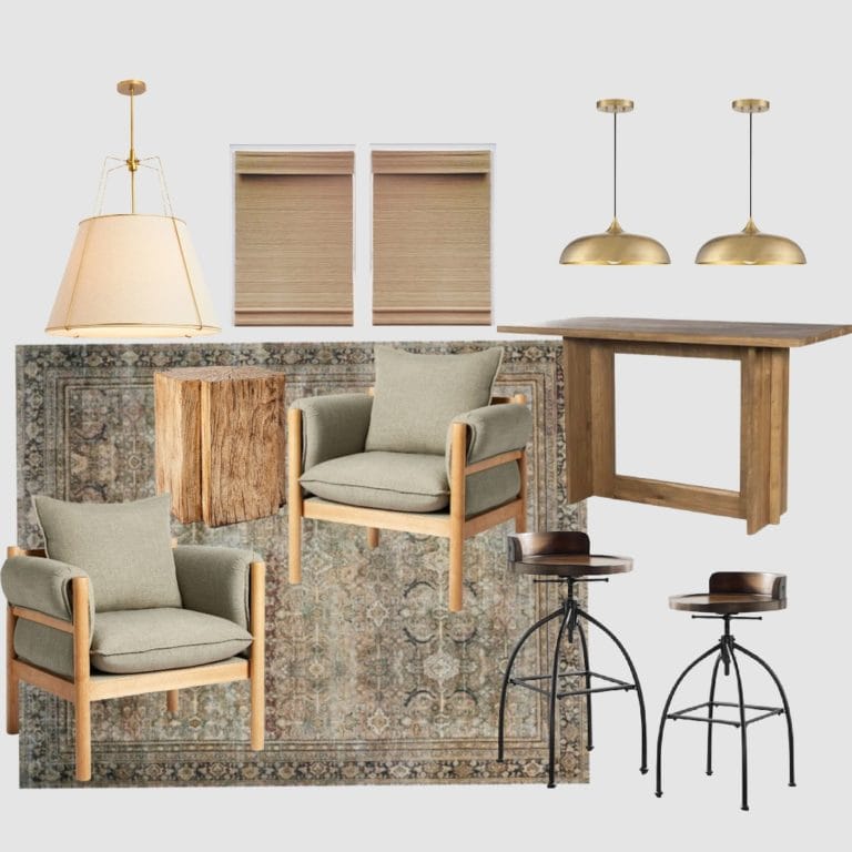 Bonus Room Dining Room Custom Mood Board