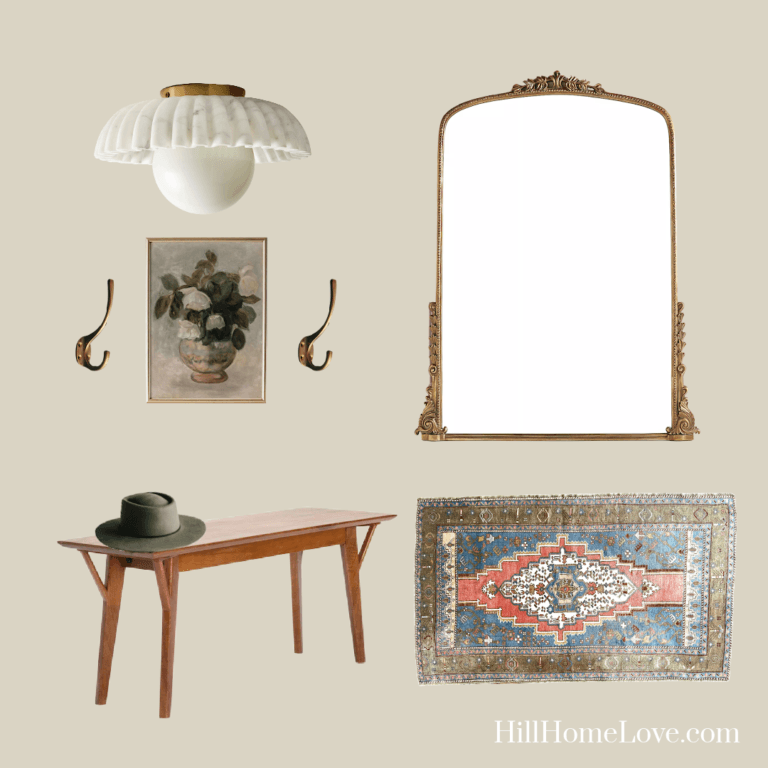 Vintage Inspired Entryway