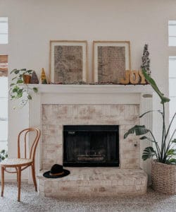 White Fireplace
