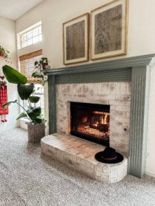 Green Fireplace