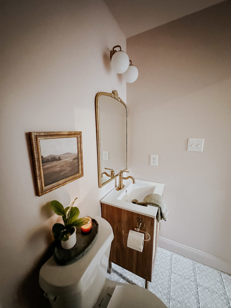 DIY Pink Bathroom Remodel 