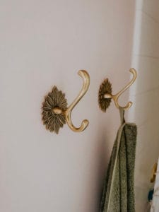Pink Bathroom Towel Hardware from Anthropologie
