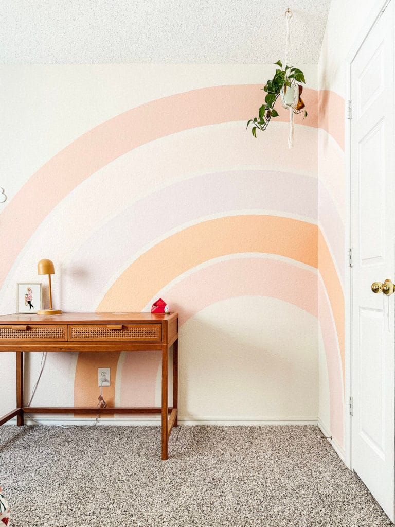 Rainbow Mural DIY Reveal