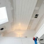 Installing A Shiplap Bathroom Ceiling DIY