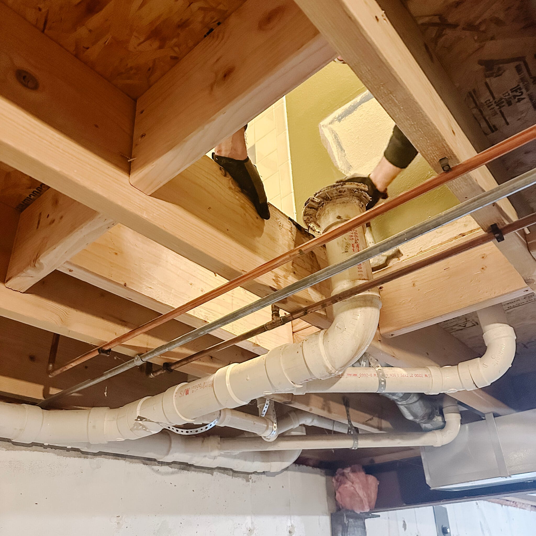 Replacing A Subfloor Under A Leaking Toilet DIY