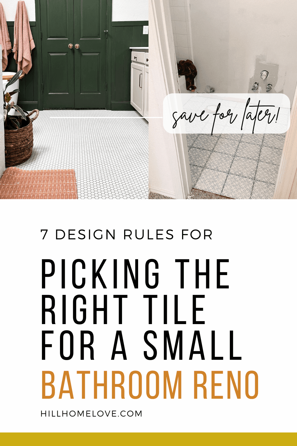 View of Bathroom Tile For Small Bathrooms: Design Rules You Should Know