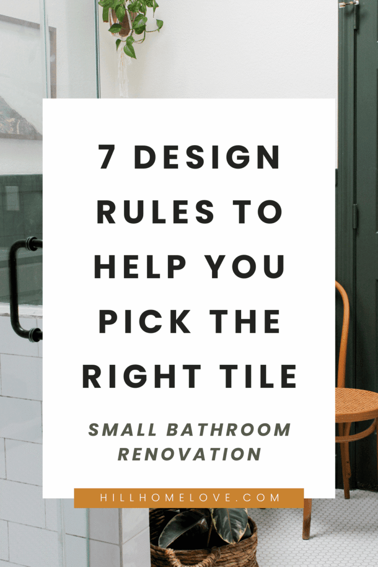 Bathroom Tile For Small Bathrooms: Design Rules You Should Know